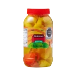 Envase con etiqueta de Chiles